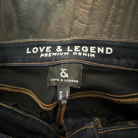 Addition Elle Dark wash jeggings - Picture 2 of 3